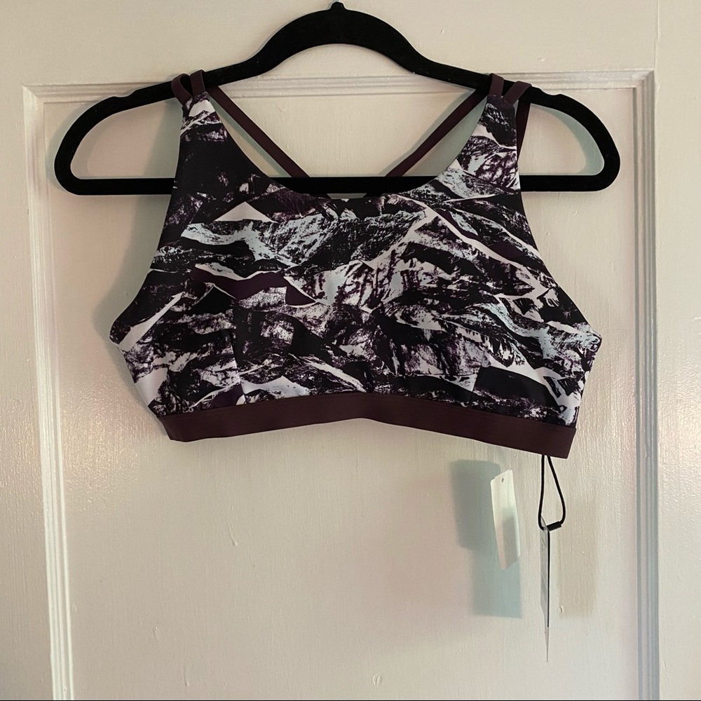 MiDori Patterned Sports Bra | Size 10/12